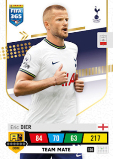 Eric Dier Tottenham Hotspur 2023 FIFA 365 Team Mate #136